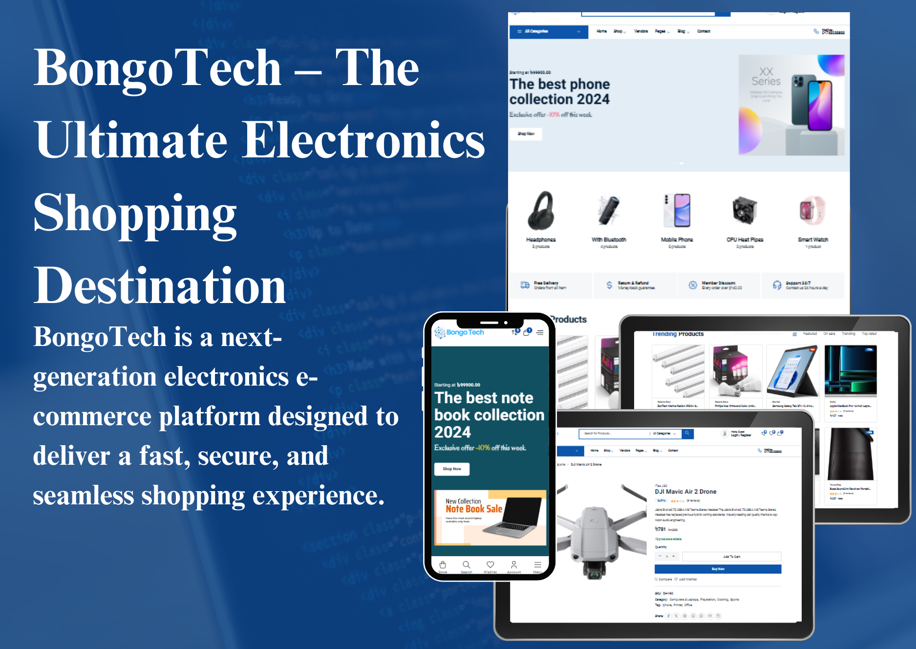 BongoTech – Your Ultimate Electronics E-Commerce Platform