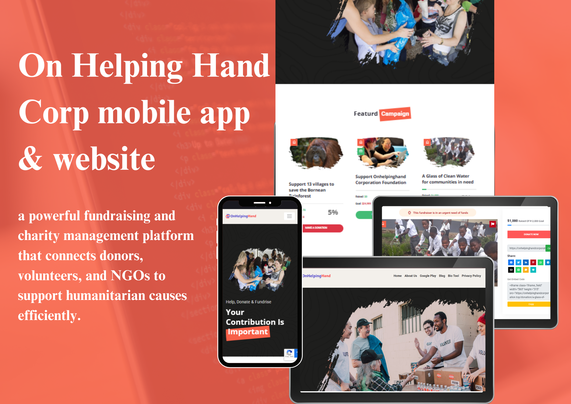 OHH – A Crowdfund Raising Website